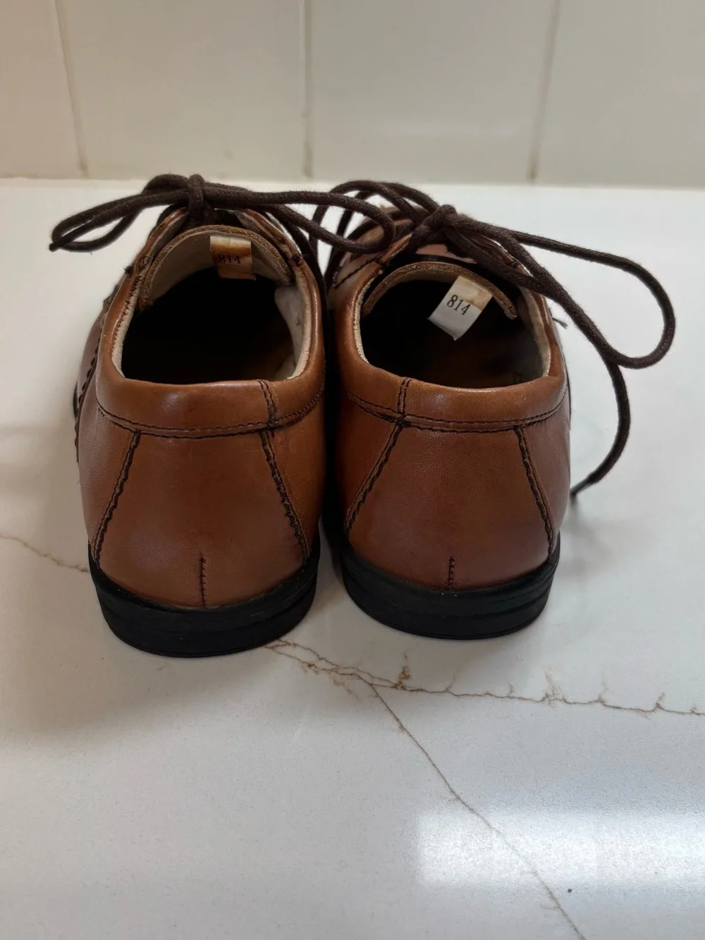 Florsheim polished brown